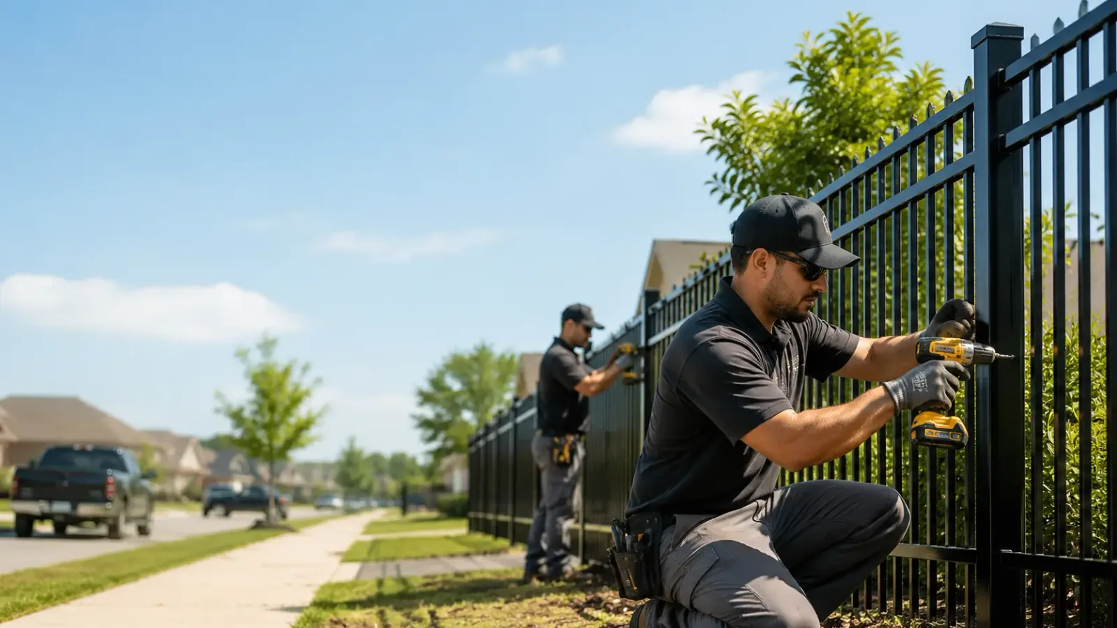 Metal Fence Installation in Bay City, OR